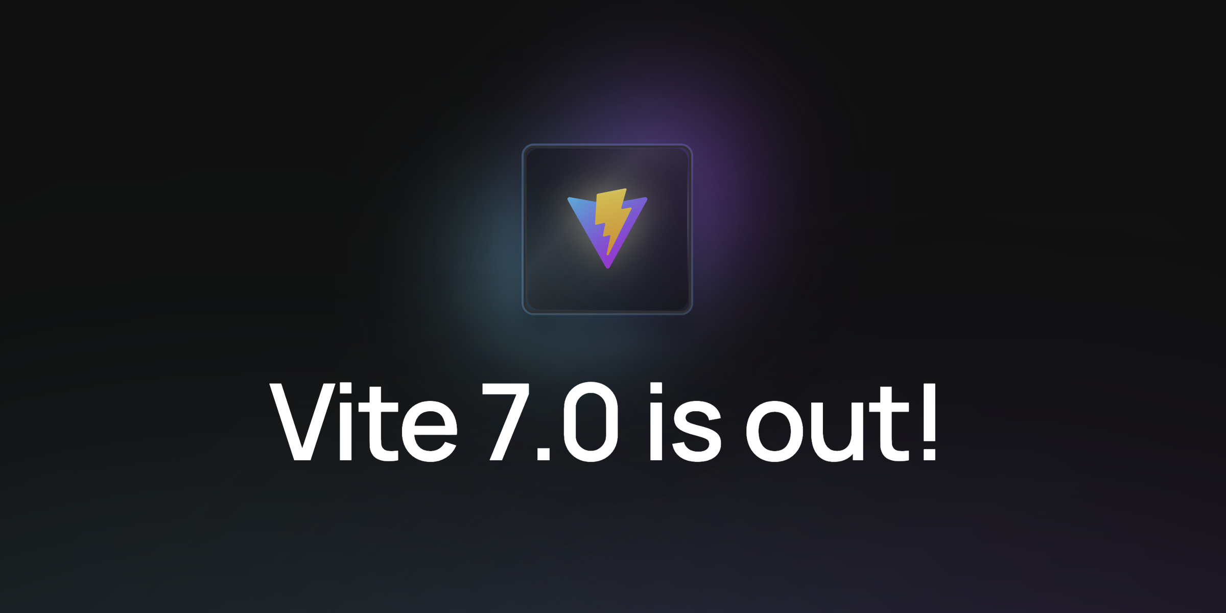 Vite 7 Announcement Cover Image