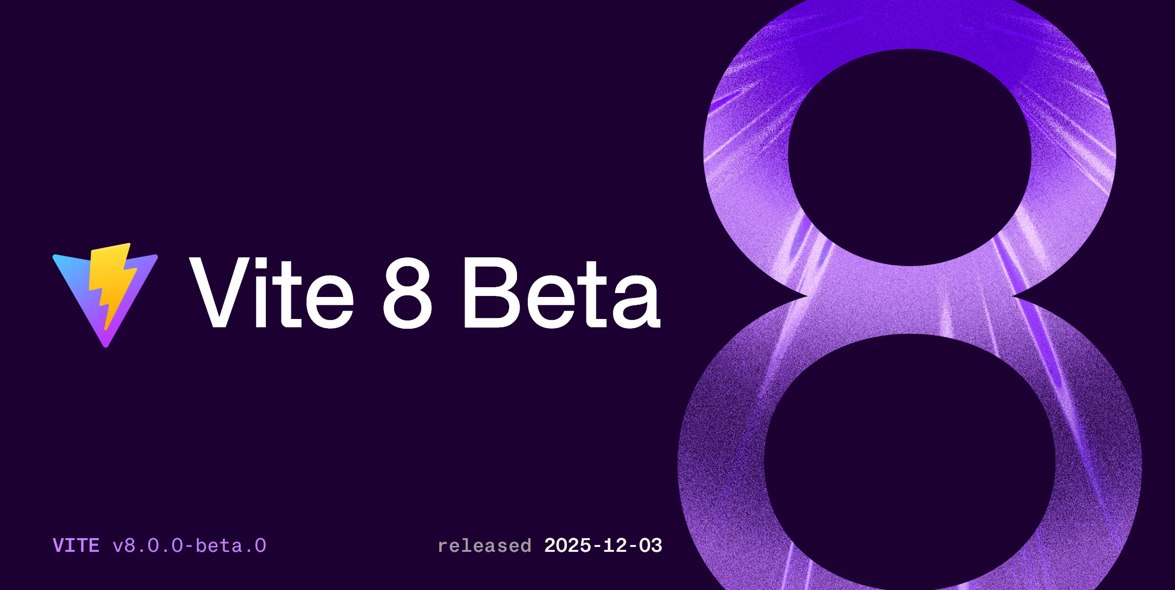 Vite 8 Beta Announcement Cover Image